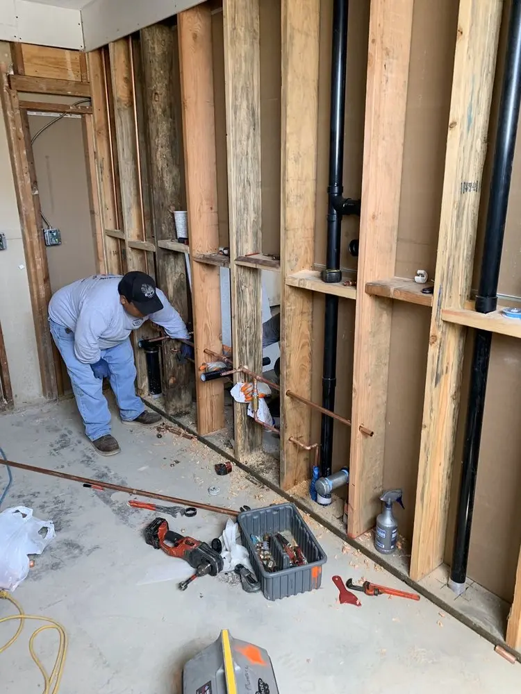Commercial rough-in plumbing for Trenchless Sewer Repair in Goldfield